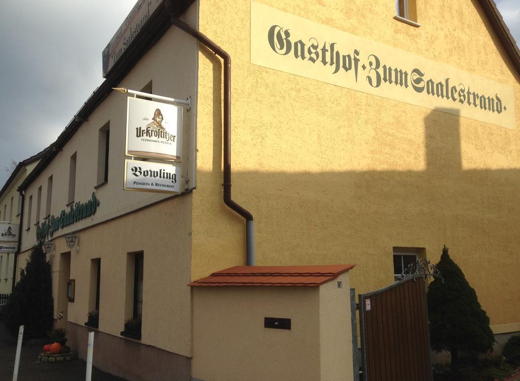 Gasthof & Pension Zum Saalestrand Bad Durrenberg Exterior photo